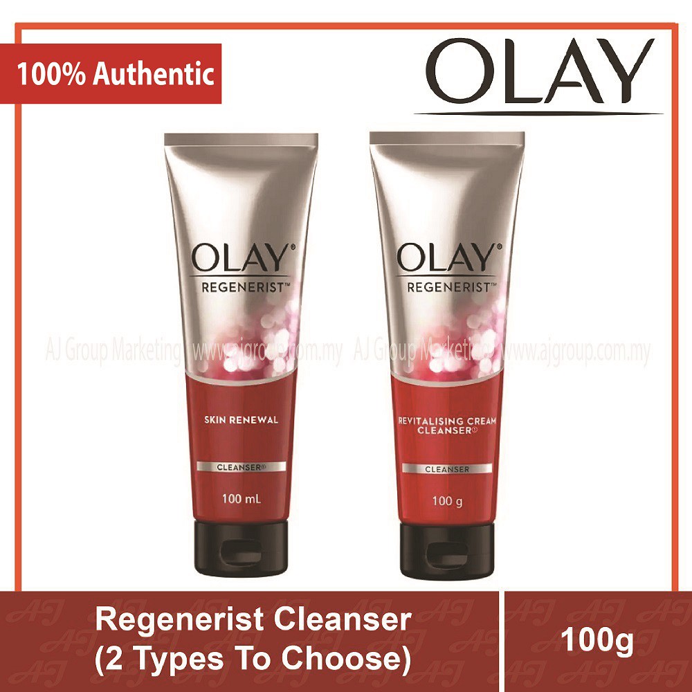 Olay Regenerist Cleanser 100g Skin Renewal Revitalising Cream Cleanser Shopee Malaysia