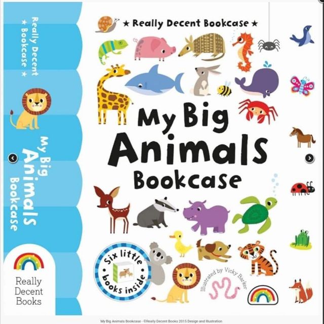 6 board books in a set : My Big Animals Bookcase. 6 books in a box. (4 ...