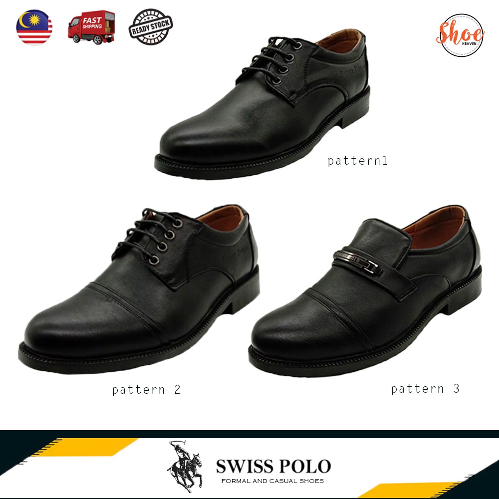 Original Swiss Polo Formal Casual Men Shoe/ Kasut Formal Casual Lelaki |  Shopee Malaysia