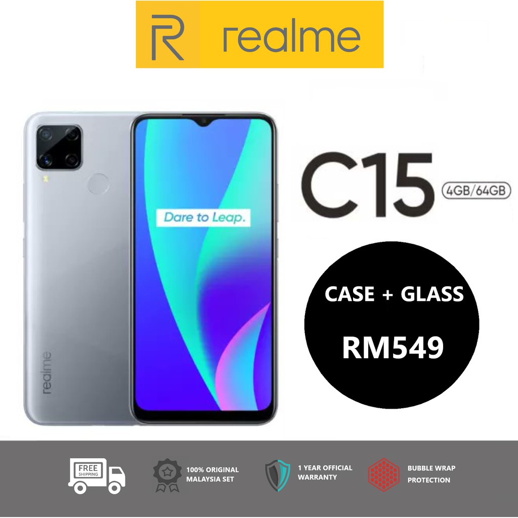 Realme C15 4+64/128GB ORIGINAL REALME MALAYSIA PRODUCT 1 YEAR WARRANTY ...