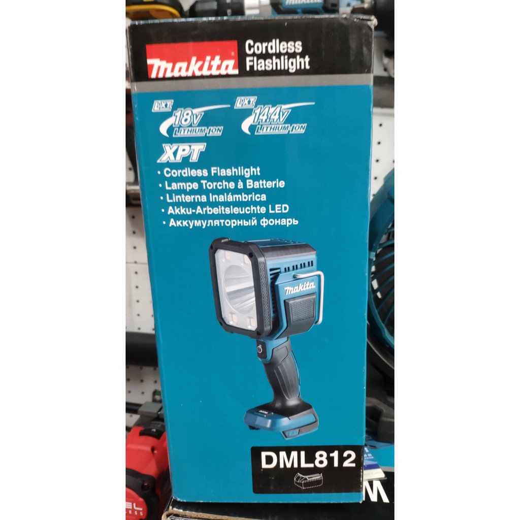Makita DML812 Rechargeable 18v LED Work Light Flashlight Searchlight