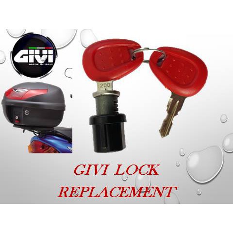 givi box lock set