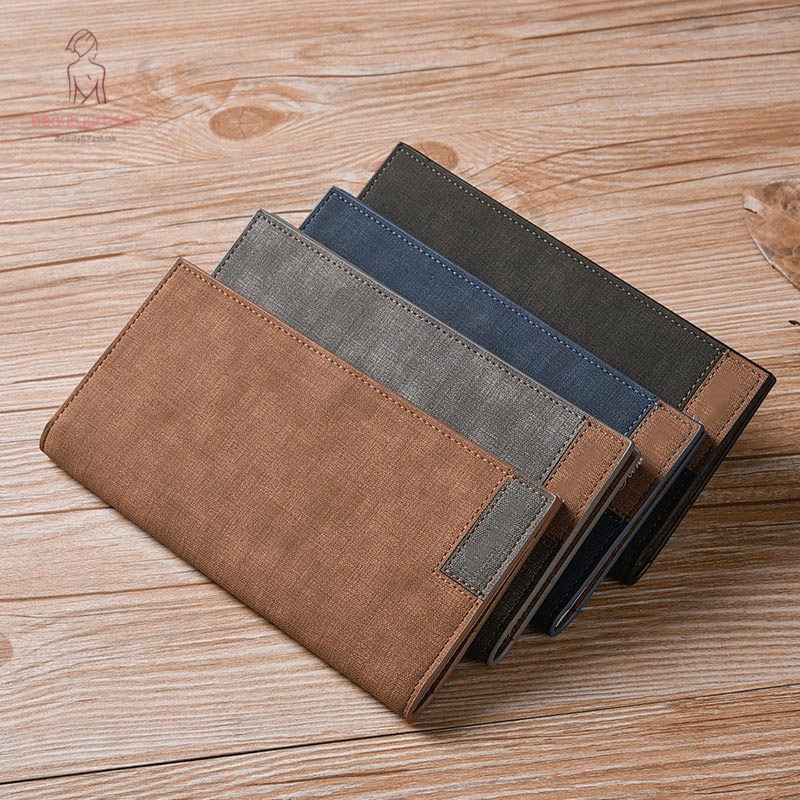 long leather wallets for men