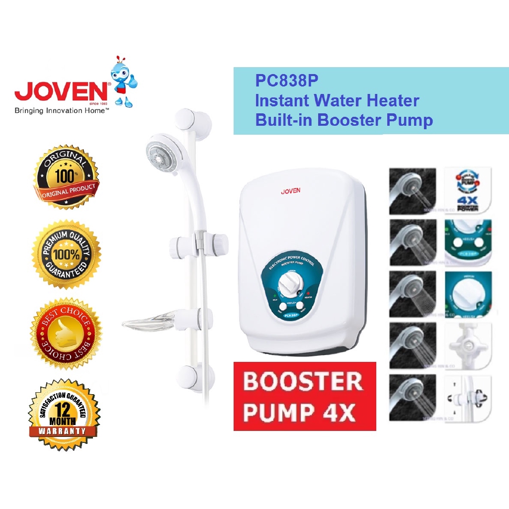 Joven PC838P Instant Water Heater with Booster Pump Shopee Malaysia