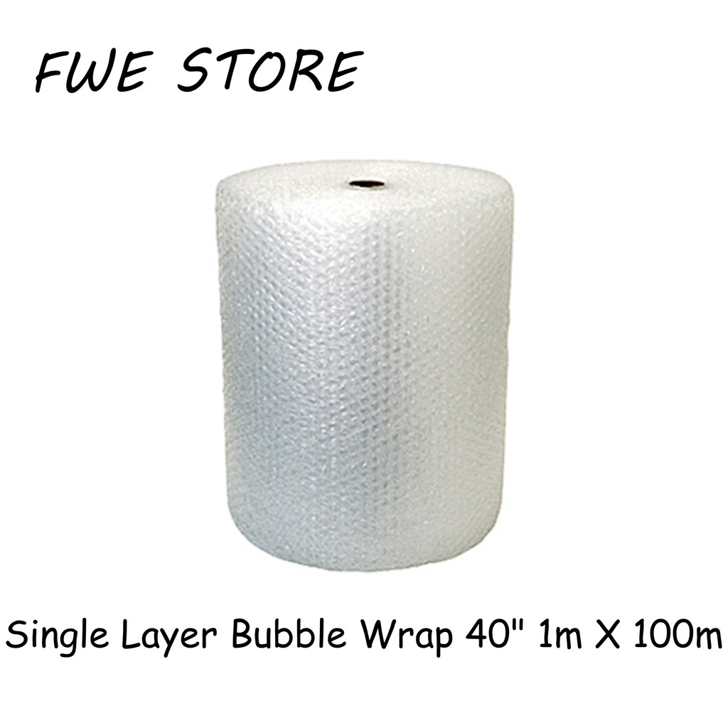 Single Layer Bubble Wrap 40" 1m X 100m Shopee Malaysia
