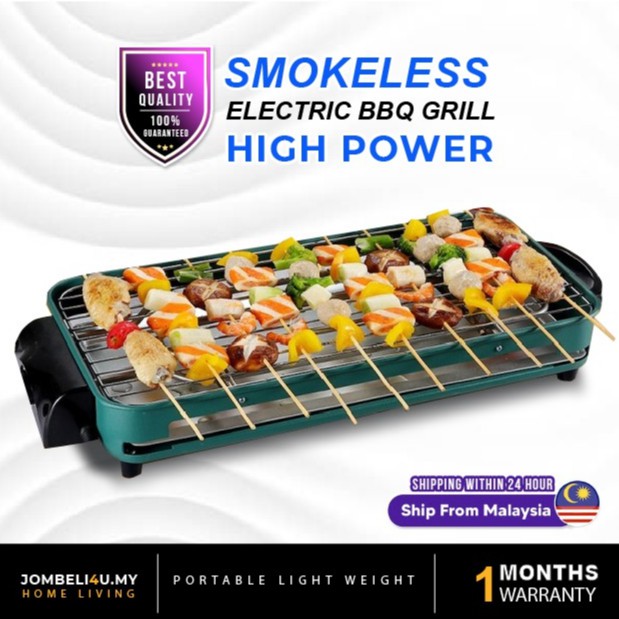 Electric Barbeque BBQ Grill Electric Smokeless BBQ Detachable Pan Korean BBQ Pan Multi Cooker