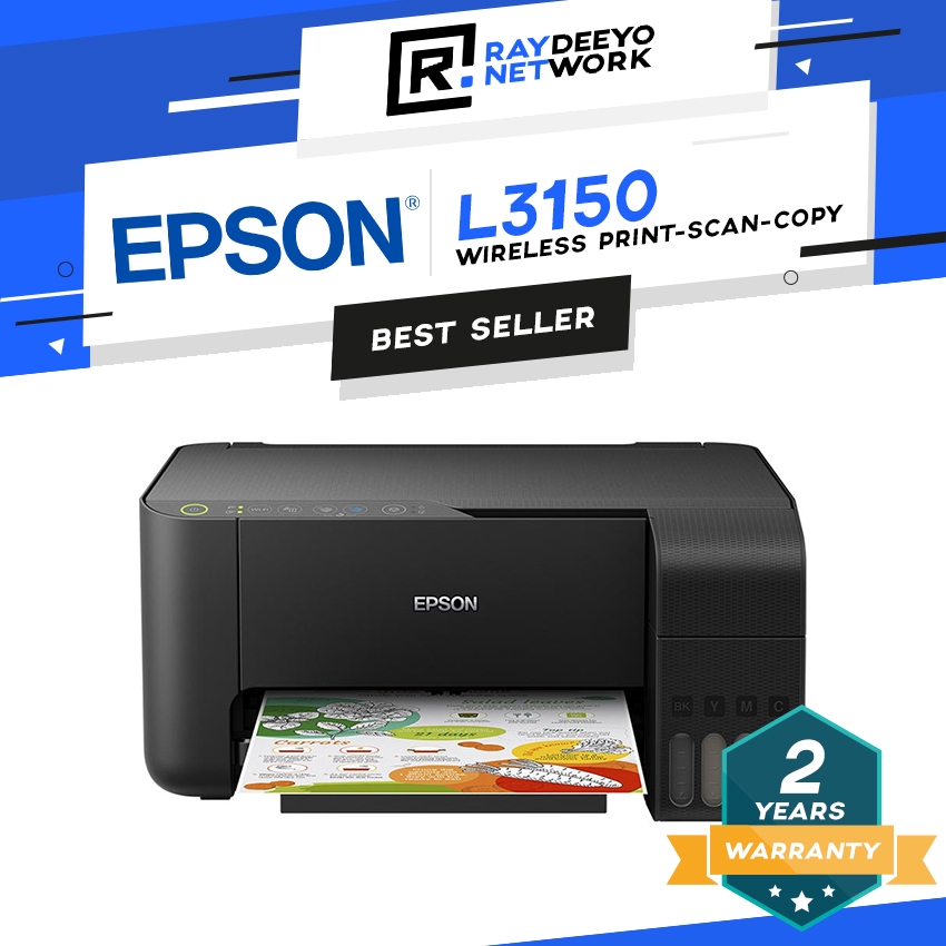 Epson Ecotank L3150 L3250 Wi Fi All In One Ink Tank Printer Wireless Printscancopy 3107