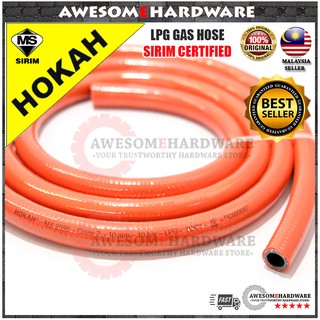 Sirim Approved Orange Gas Pipe Double Layer High Pressure Gas Hose Clip Paip Gas Dapur Pipe Wayar Gas Fire Resistant Shopee Malaysia