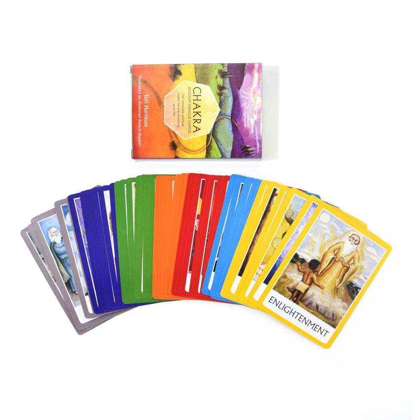 Craft Tool Chakra Wisdom Oracle Cards: Complete Spiritual Toolkit Transforming Your Life Duty Repair - Image 3