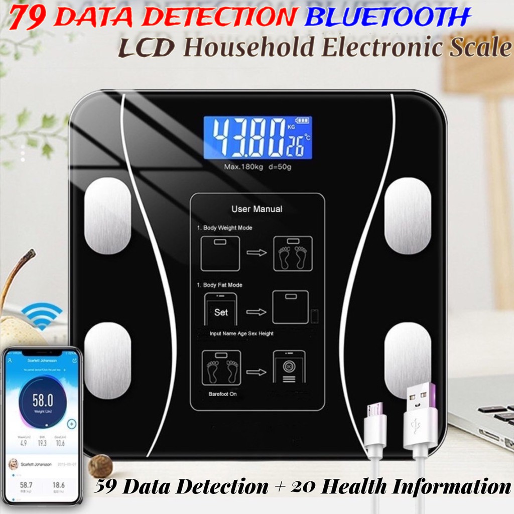 79in1 Function Bluetooth Smart Fat Scale/Digital Smart Body Fat Scale