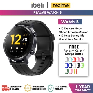 Image of realme Watch S - Heart Rate & Blood oxygen Monitor | 15- Days Battery Life