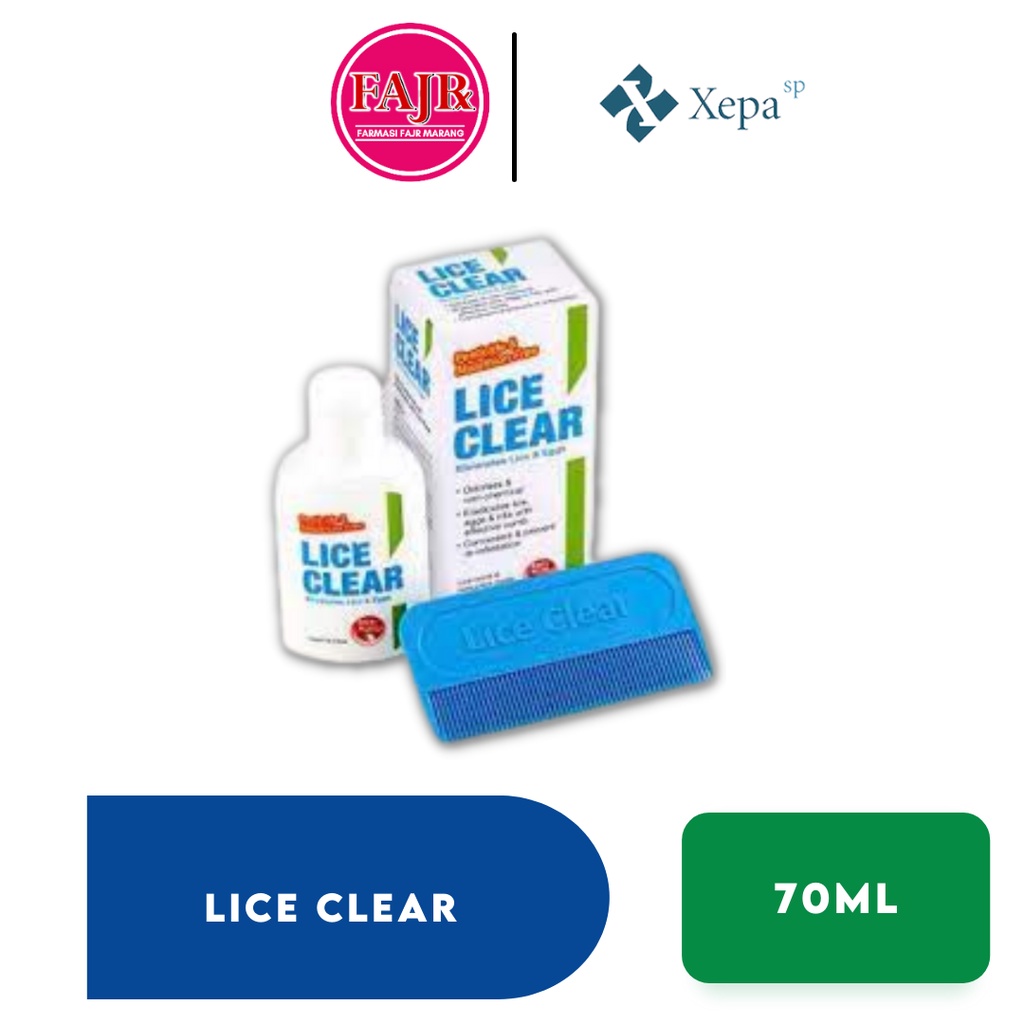 LICE CLEAR LIQUID GEL 70ML Shopee Malaysia