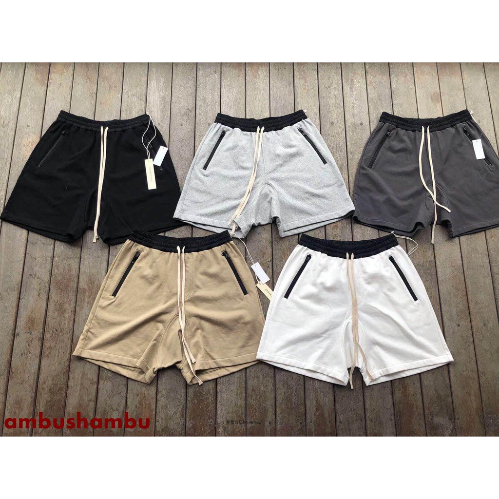 fog drawstring shorts