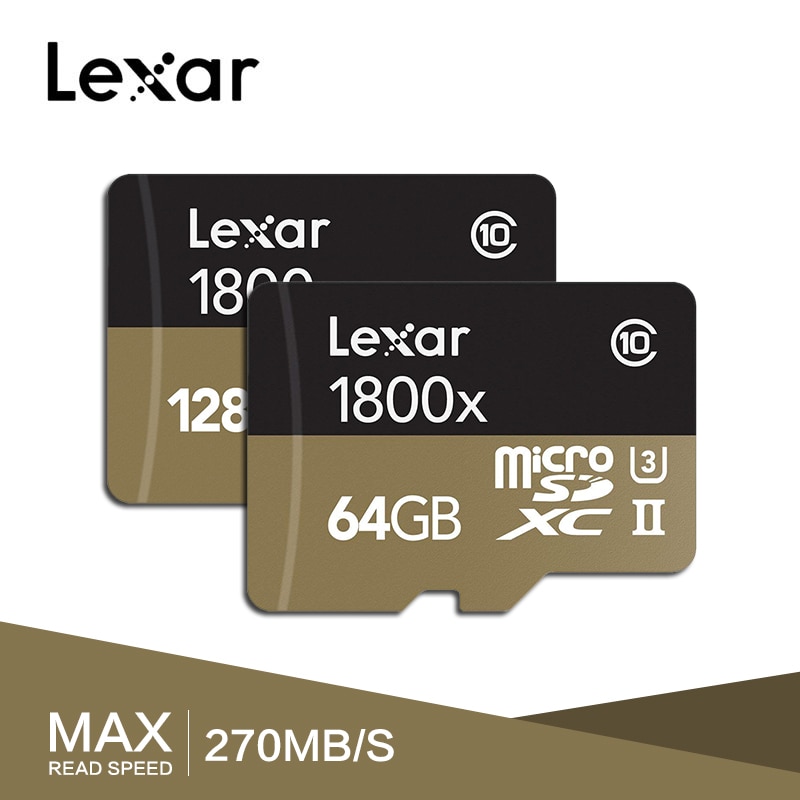 Lexar Professional 1800x Microsdxc Uhs Ii Micro Sd Cards 64gb 32gb High Speed V90 U3 Class 10 Memory Card Flash Tf Cards Shopee Malaysia