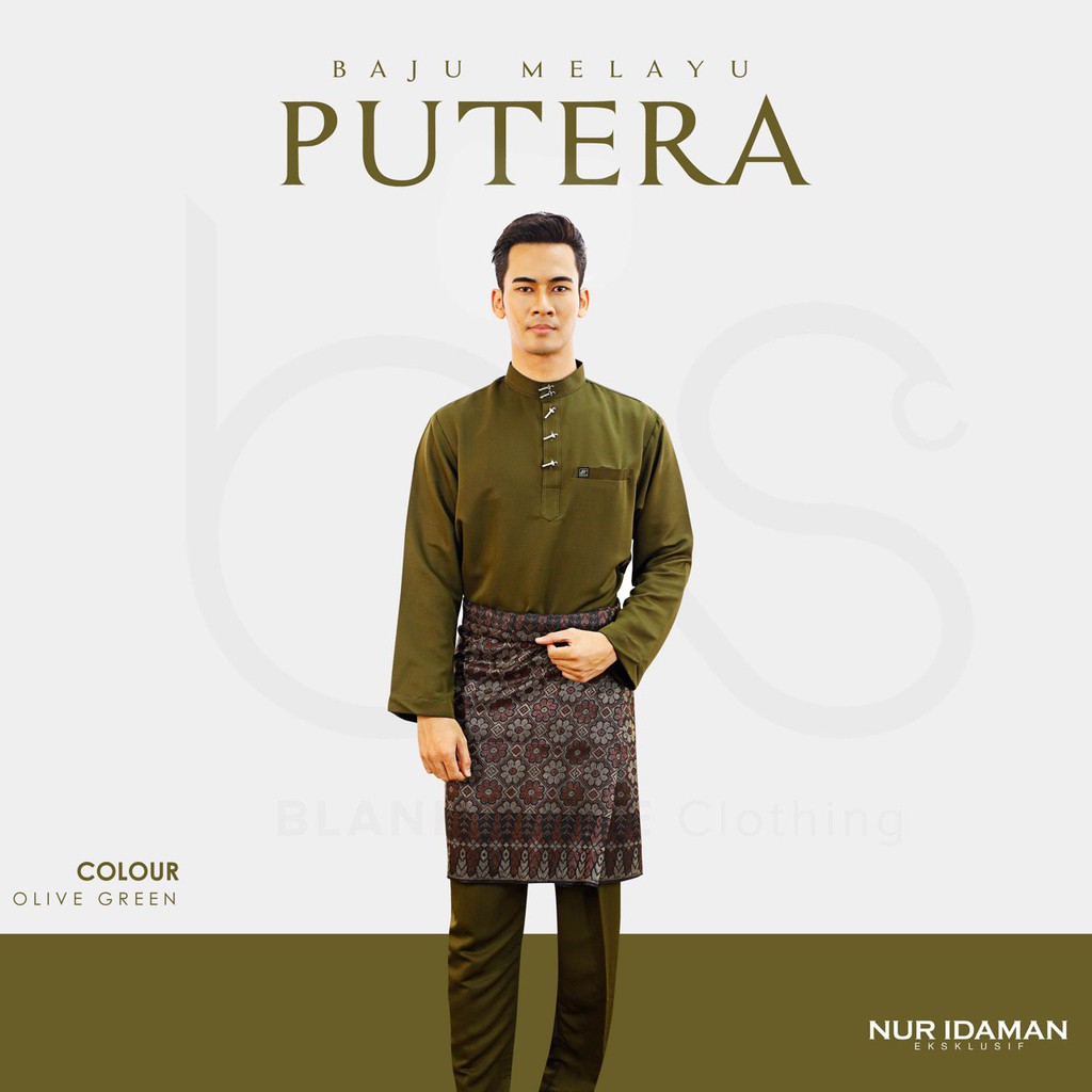 BAJU MELAYU SLIM FIT OLIVE GREEN Shopee Malaysia BAJU MELAYU SLIM FIT OLIVE GREEN Shopee Malaysia