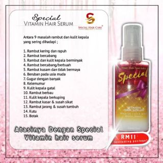  Vitamin  Serum Rambut  Treatment Spray  Shopee Malaysia