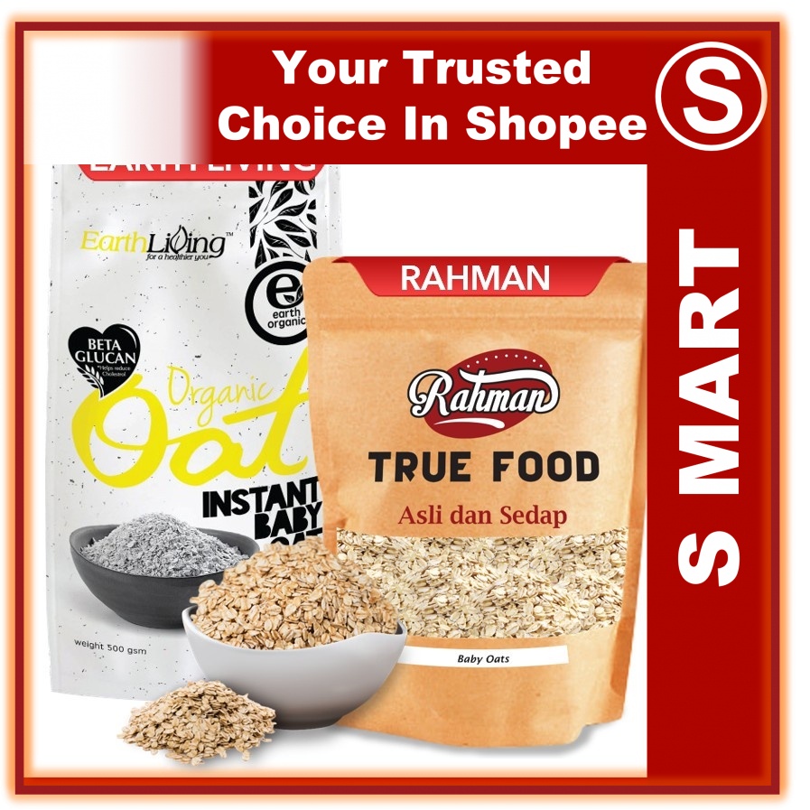 Earth Living Organic Instant Baby Oats500gm/Rahman Baby Oats100gm