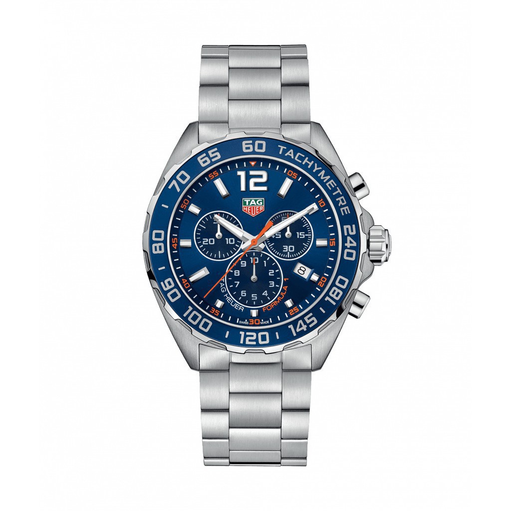 formula 1 chronograph blue dial men's watch