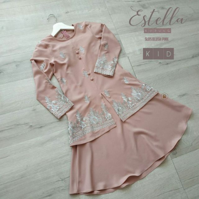  BAJU  KURUNG  BUDAK RIAU  ESTELLA Shopee  Malaysia