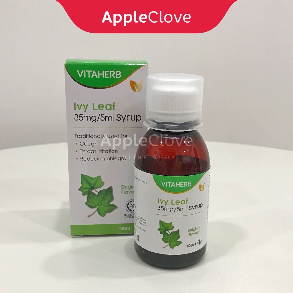 VITAHERB Ivy Leaf 35MG/5ML Syrup (Original Flavour) cough syrup 100ml