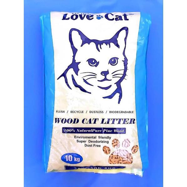 love cat 10kg pine wood cat litter Shopee Malaysia