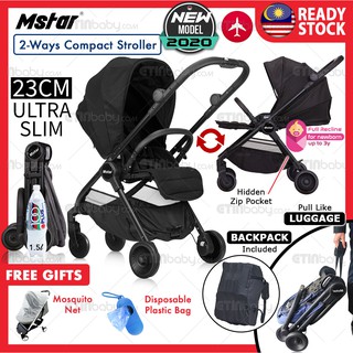 compact stroller backpack