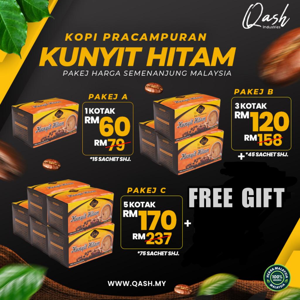 Kopi kunyit hitam