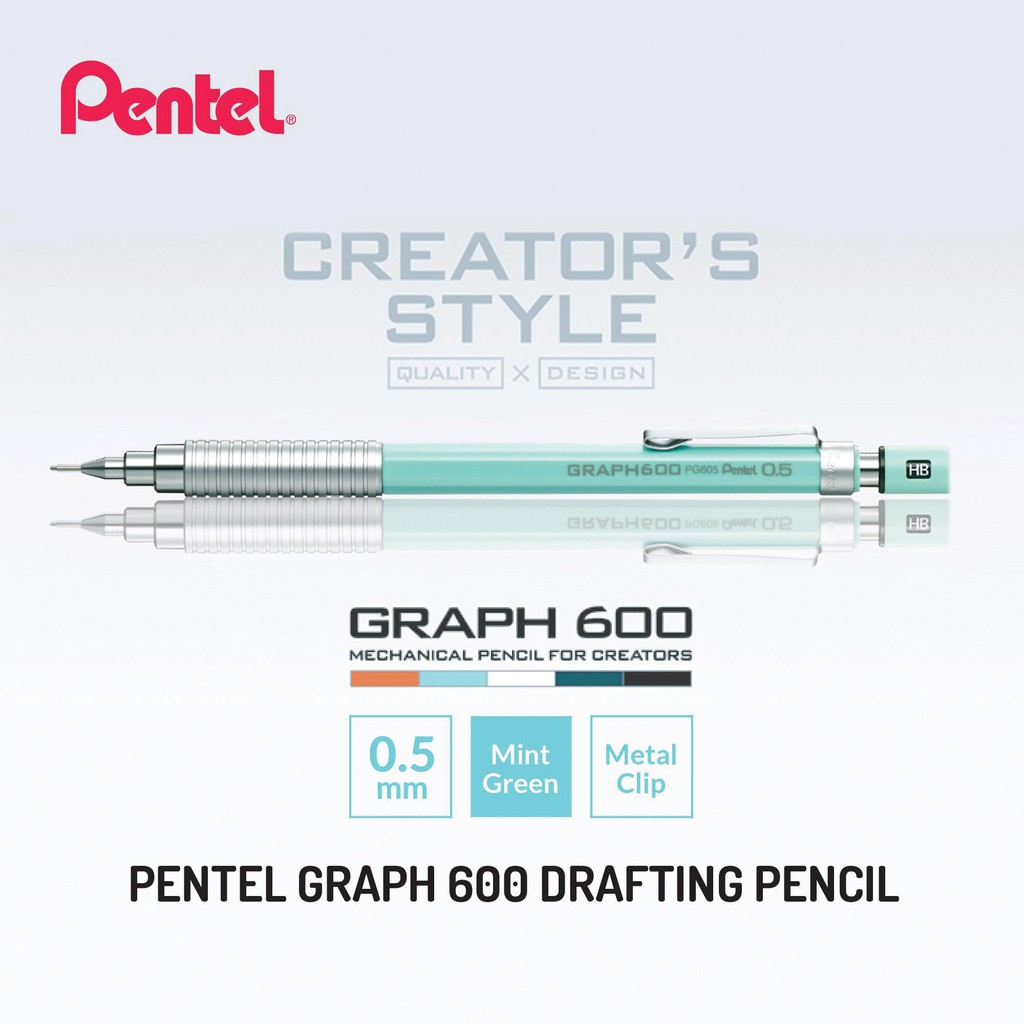 mint green mechanical pencil