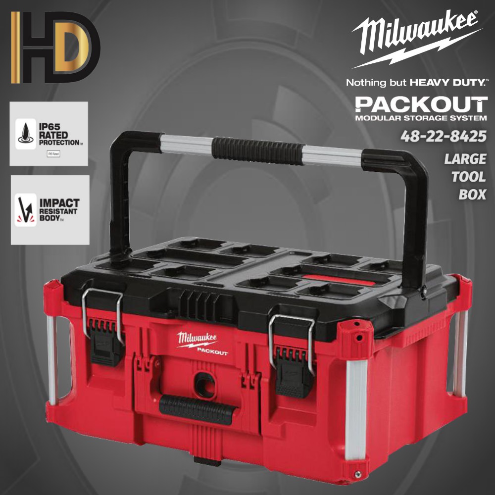 Milwaukee PACKOUT Large Tool box 48-22-8425 | Shopee Malaysia