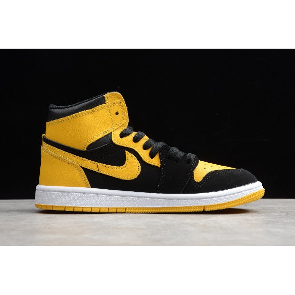 black and yellow jordan 1 kids