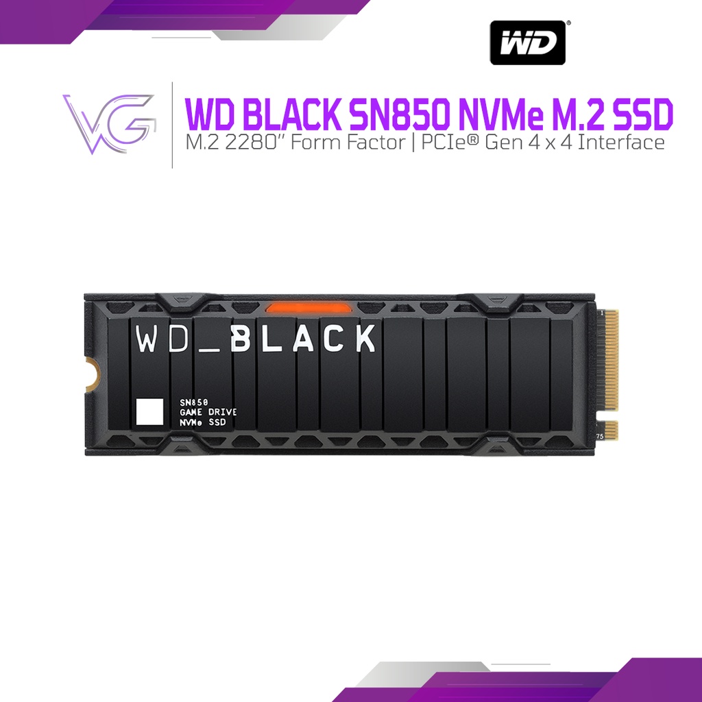 WD Black SN850/SN850X 500GB 1TB 2TB M.2 2280 PCIe NVMe Gen4 SSD