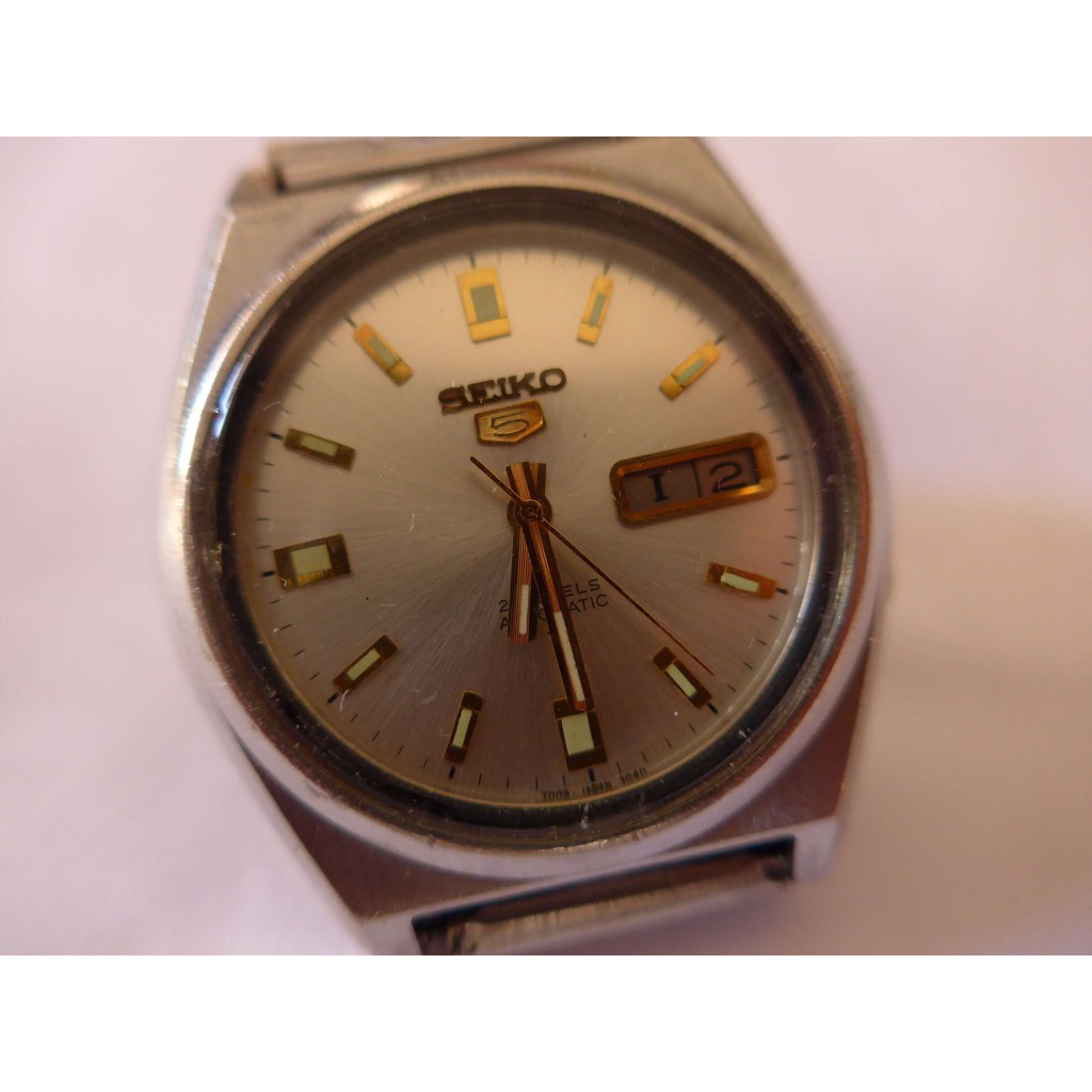 Seiko 5 Automatic 21 Jewels Silver Watch | Shopee Malaysia