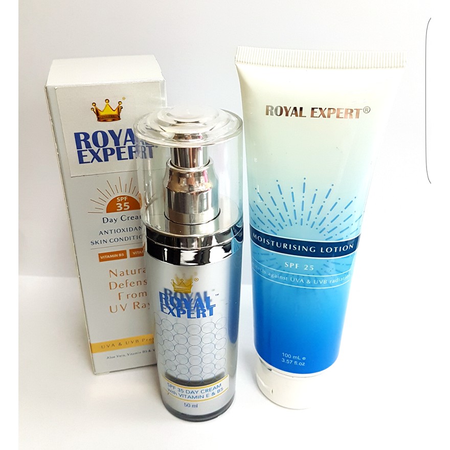Royal Expert SPF 35 Day Cream + ( Free R.E Moisturising Lotion )