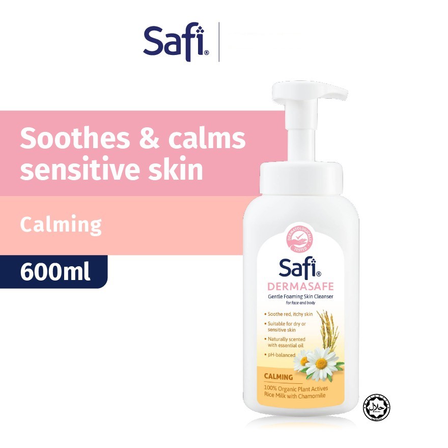 Safi Dermasafe Skin Cleanser Rice Milk 600ml