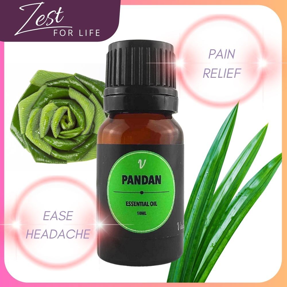 Pandan Essential Oil 10ml Aroma Air Aromatherapy Diffuser Fragrances