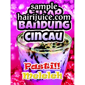 Sticker Air Balang Sirap Bandung Cincau Kalis Air 9 X 12 Inci Shopee Malaysia