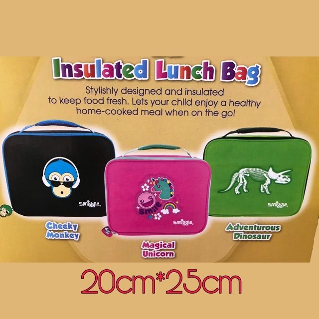 smiggle insulated lunch bag