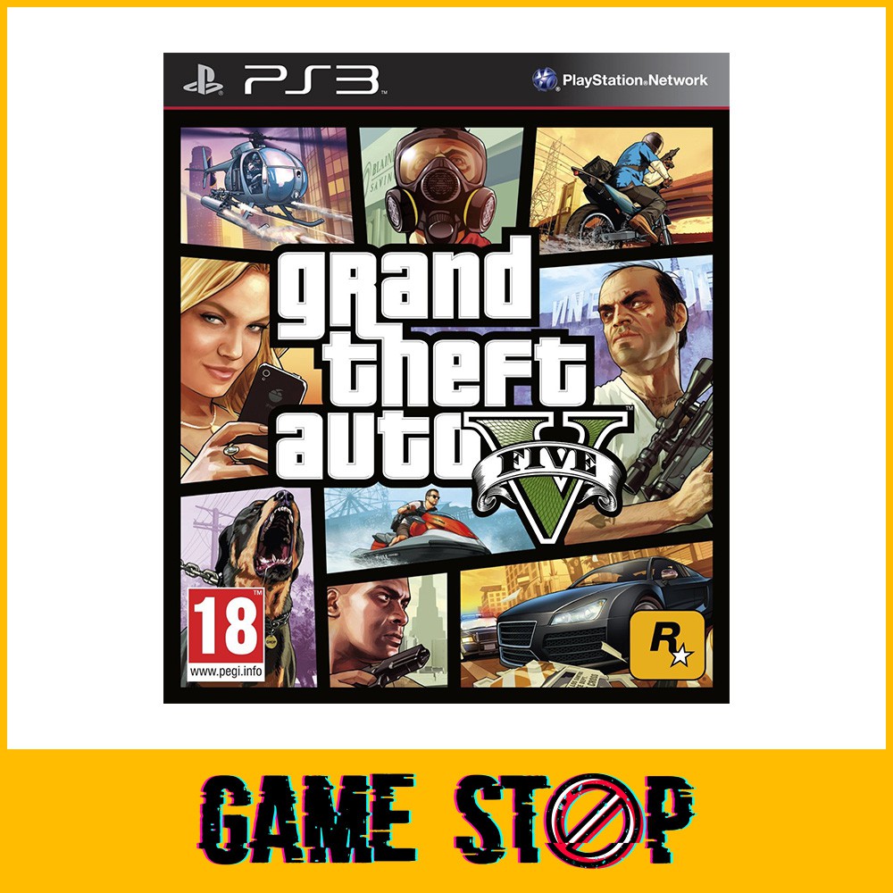 Ps3 Grand Theft Auto V Gta 5 Physical Disc New Shopee Malaysia