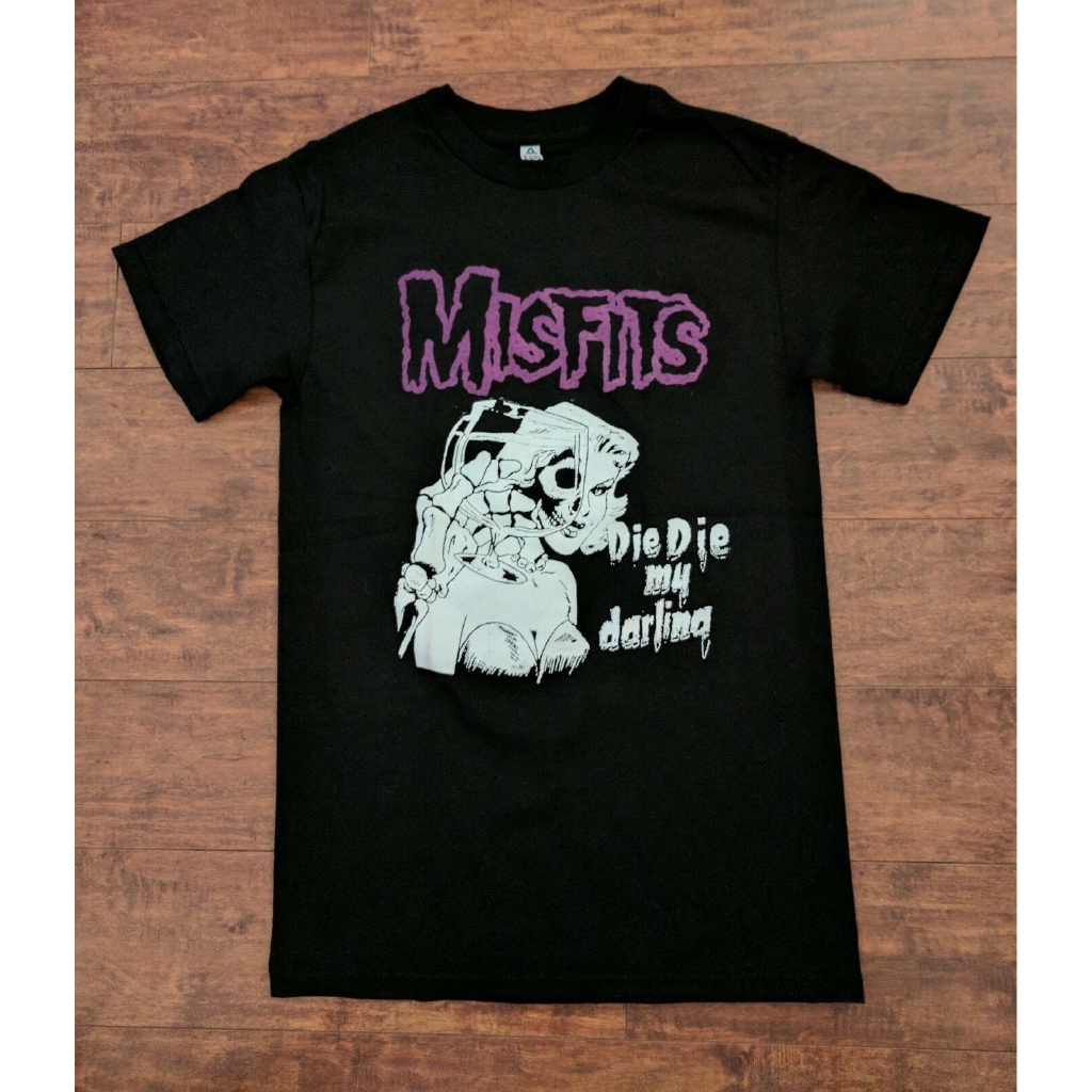 The Misfits Die Die My Darling Rock Band Men's Black T-Shirt Size S to 3XL
