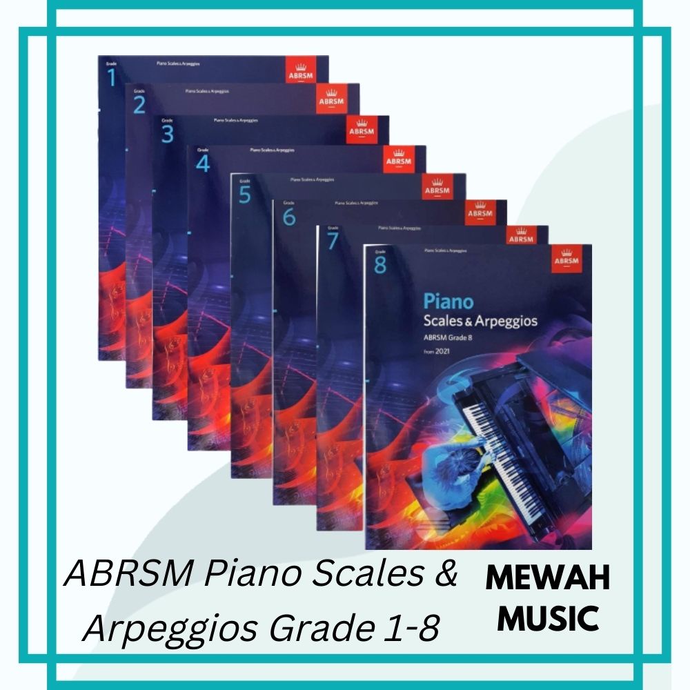 ABRSM Piano Scales & Arpeggios Grade 1, Grade 2, Grade 3, Grade 4