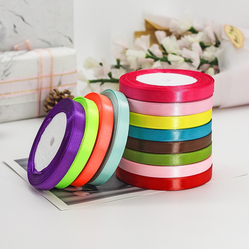 Satin Ribbon Plain 22 meters x 1cm / Cake Box Ribbon / Gift Ribbon ...