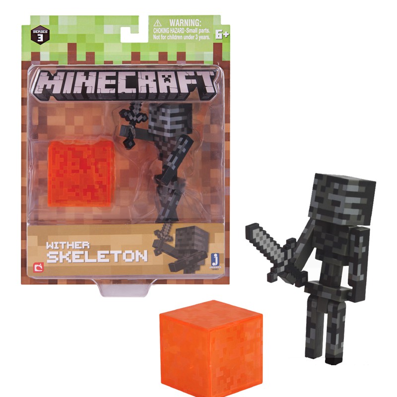 minecraft skeleton action figure