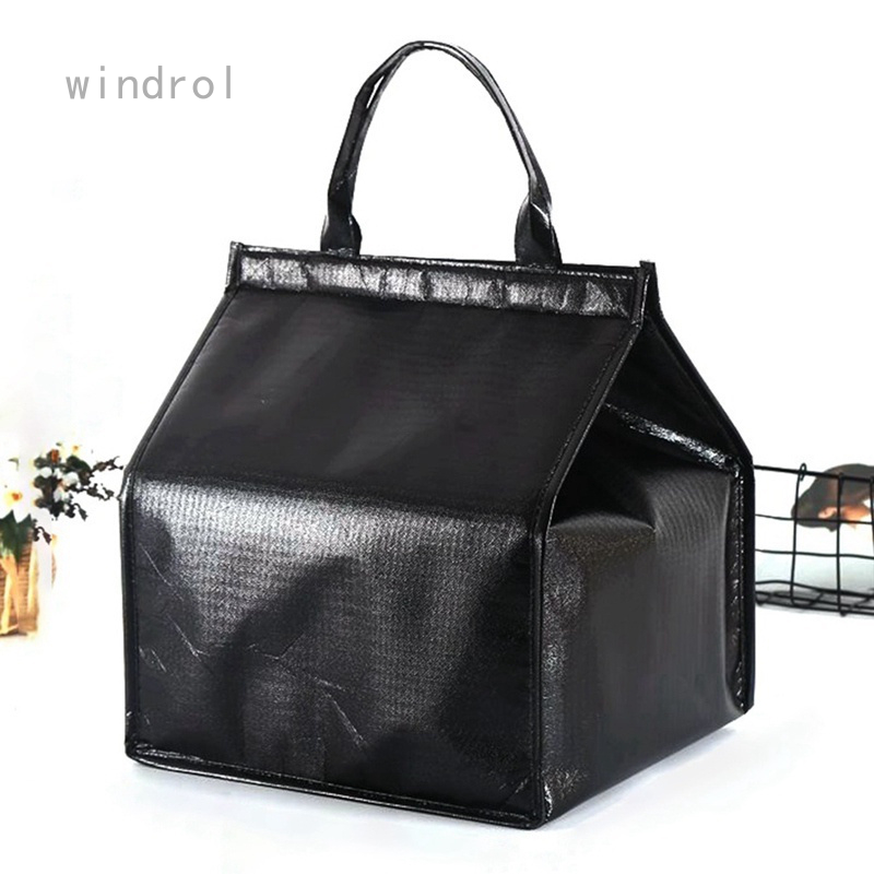 black insulated bag