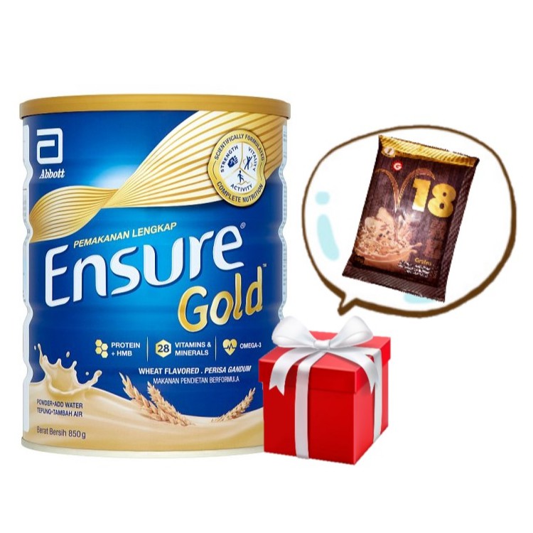 Ready Stock Abbott Ensure Gold Wheat / Vanilla / Green ...