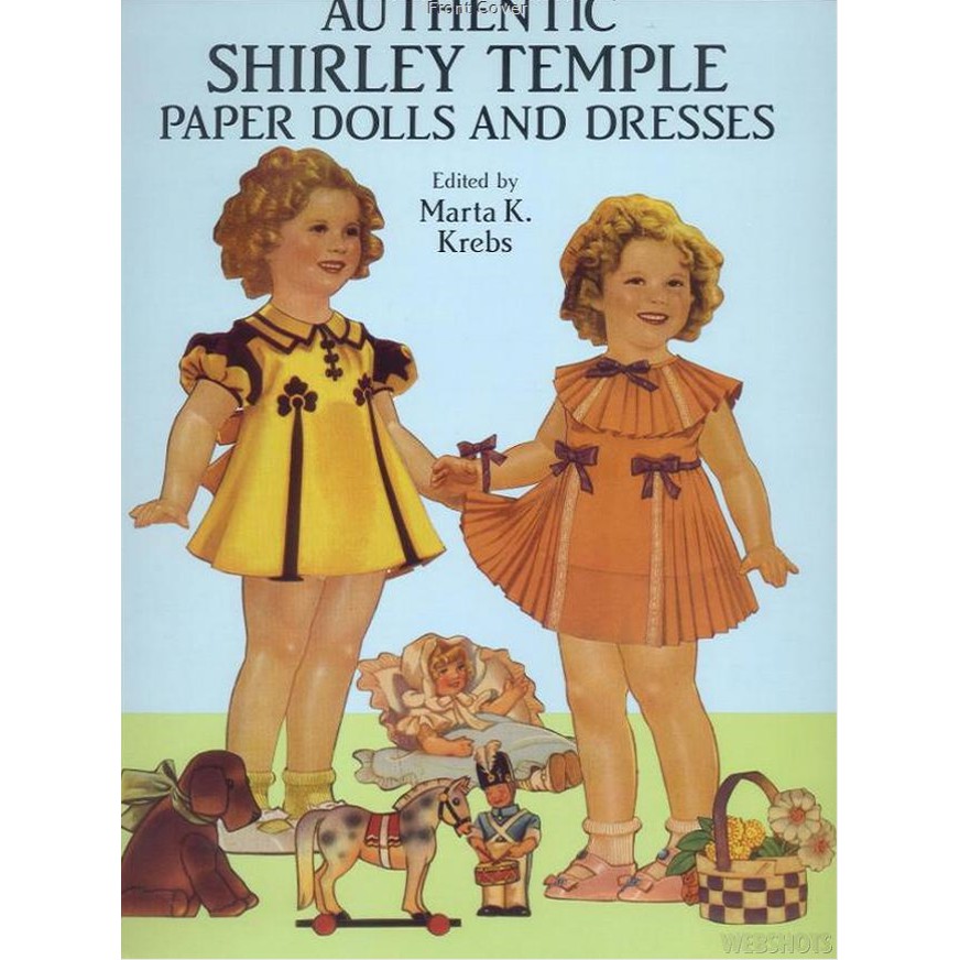 shirley temple paper dolls in full color