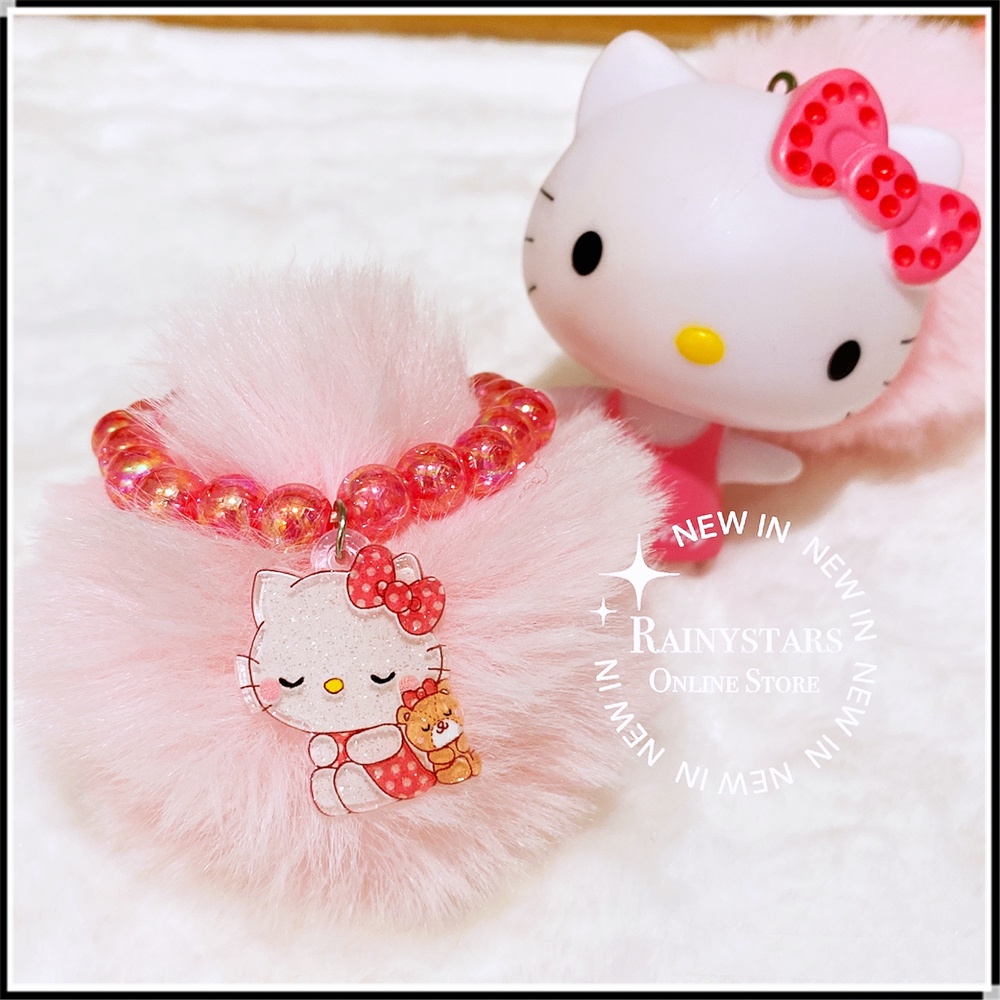 Rainystars Hello Kitty 3D Bracelet Kid Handband Rantai Tangan Perempuan Hadiah Budak Gifts Harga Borong 小孩卡通手链礼物