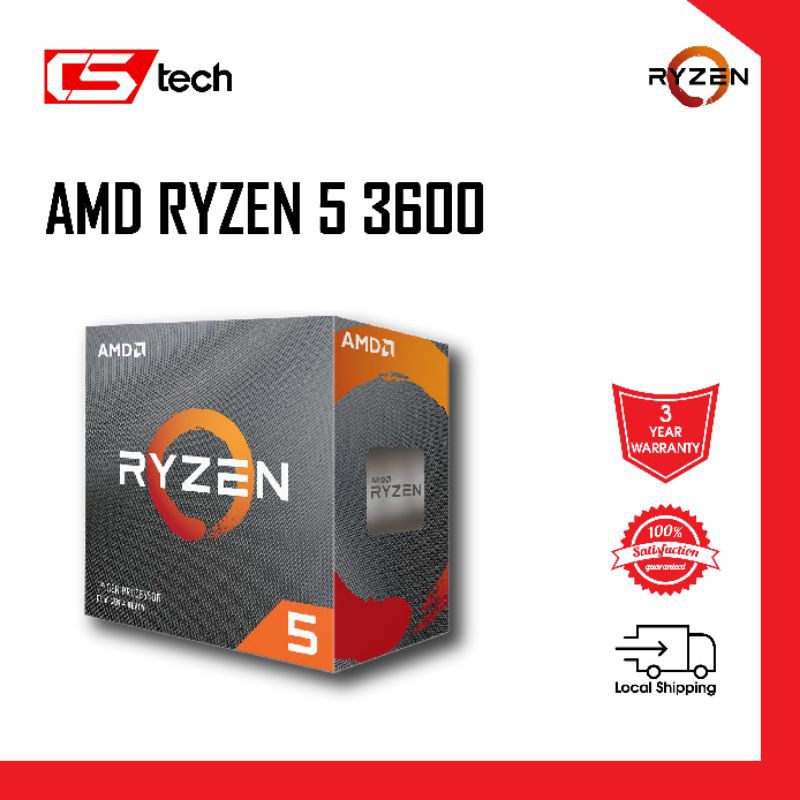 Amd Ryzen 5 3600 Processor Shopee Malaysia