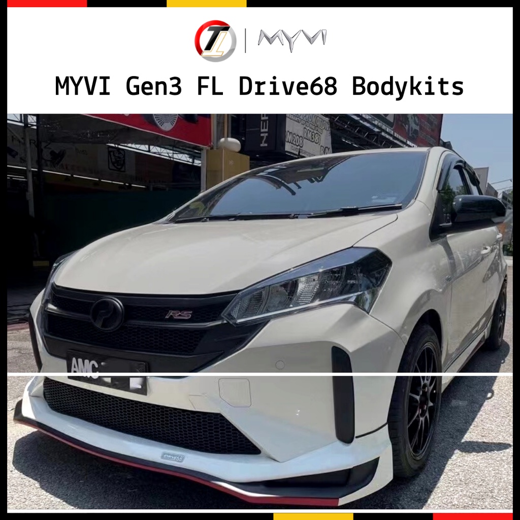 Myvi Gen3 FL Drive68 Bodykits Myvi G3 Bodykit Myvi Facelift Shopee