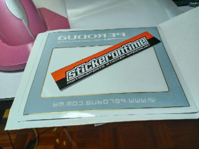 Perodua Car Roadtax Sticker Cover rotex myvi axia alza 