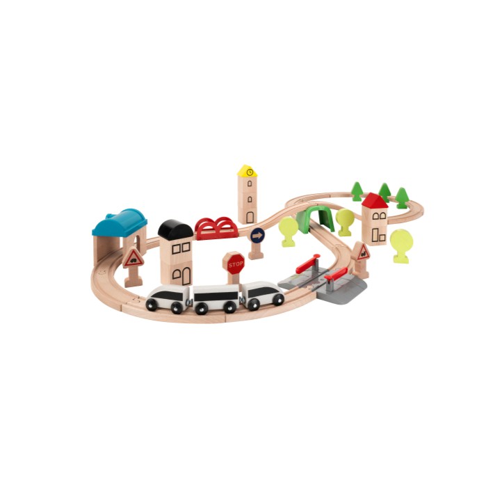 ikea wooden train track